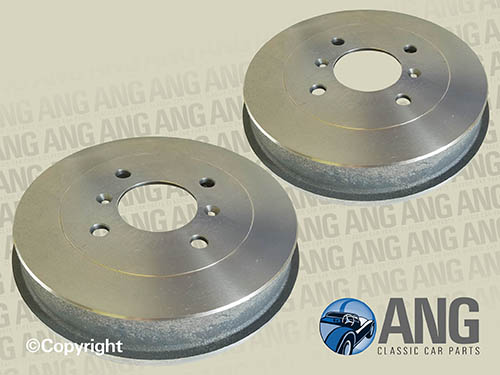 REAR BRAKE DRUM x 2 (9